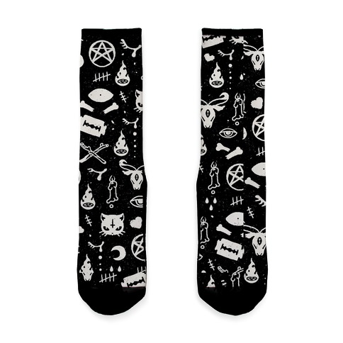 Cute Occult Pattern Sock