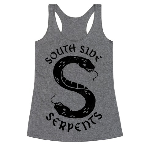 South Side Serpents Minimal Vintage Aesthetic Racerback Tank Top