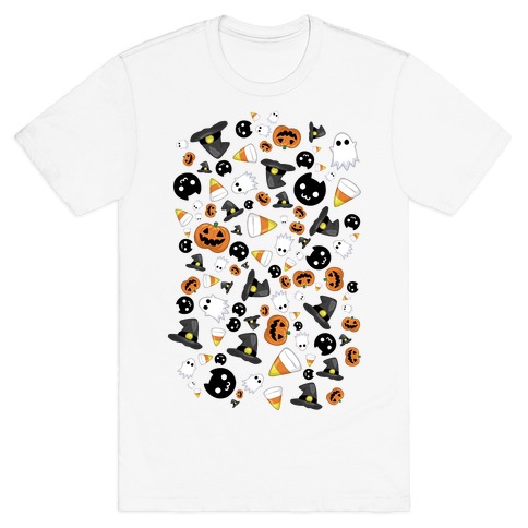 Spoopy Halloween Pattern T-Shirt