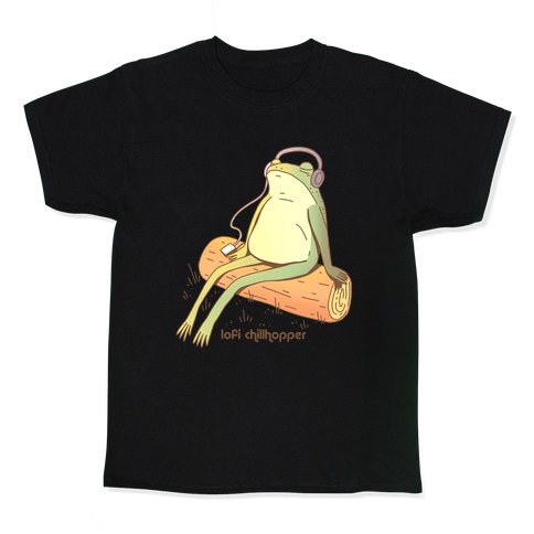 Lofi Chillhopper Frog Kids T-Shirt
