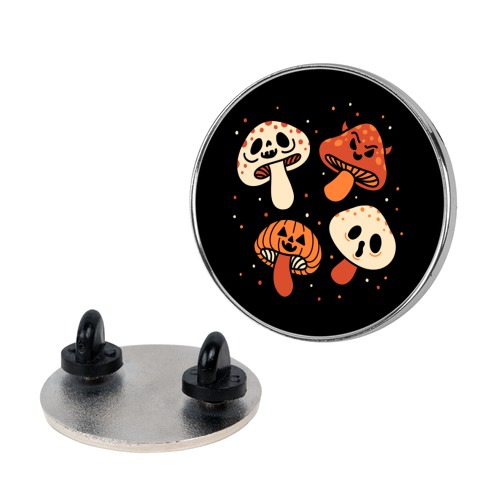Spooky Mushrooms Pin