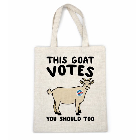 This Goat Votes Casual Tote