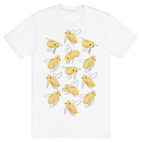 Bee Fly Pattern T-Shirt