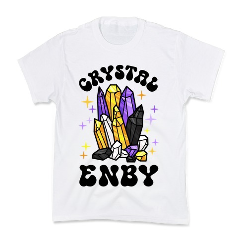 Crystal Enby Kids T-Shirt