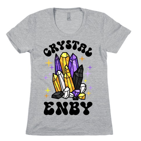 Crystal Enby Womens T-Shirt