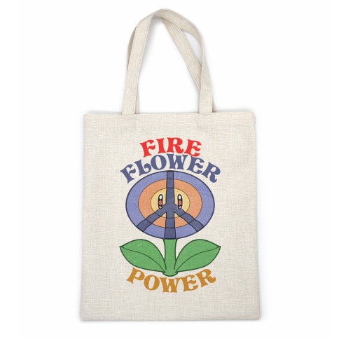 Fire Flower Power Casual Tote