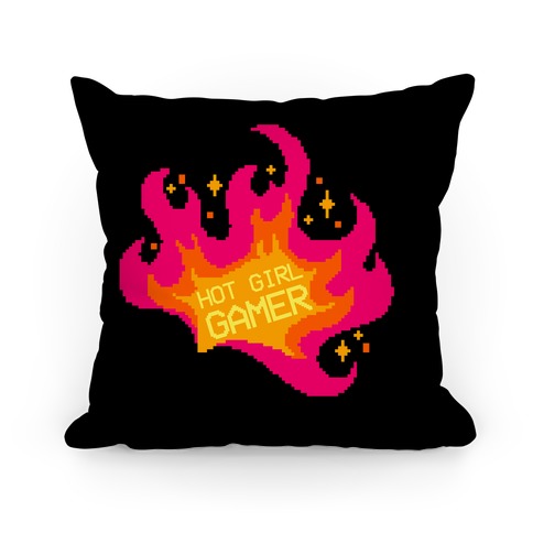 Hot Girl Gamer Pillow