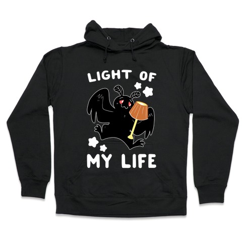 Light of my Life - Mothman and Lamp Hooded Sweatshirt