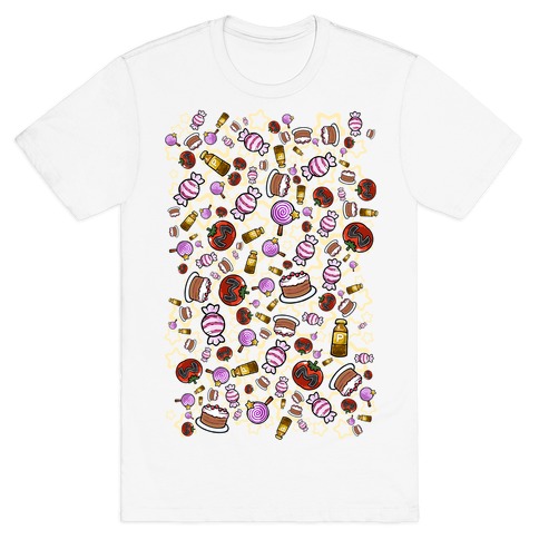 Kirby Munchies Pattern T-Shirt