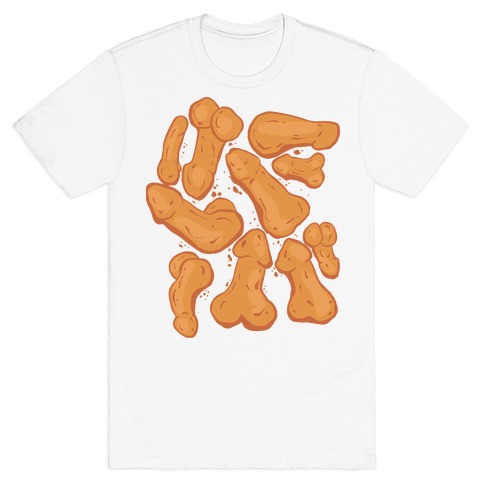 Penis Nuggets Pattern T-Shirt