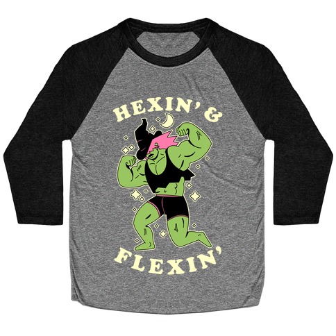 Hexing & Flexing Baseball Tee