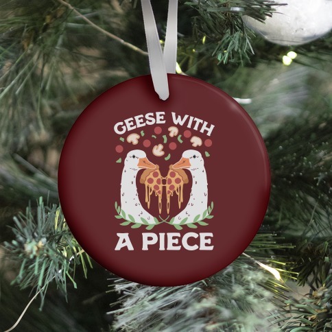 Geese With A Piece Ornament