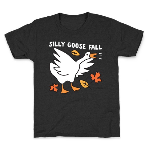 Silly Goose Fall Kids T-Shirt