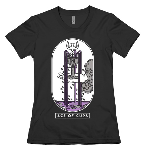 Ace of Cups Asexual Pride Womens T-Shirt