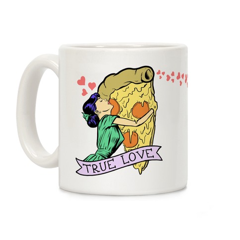 True Love Comics and Pizza Coffee Mug