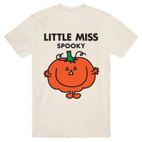 Little Miss Spooky Halloween Pumpkin T-Shirt