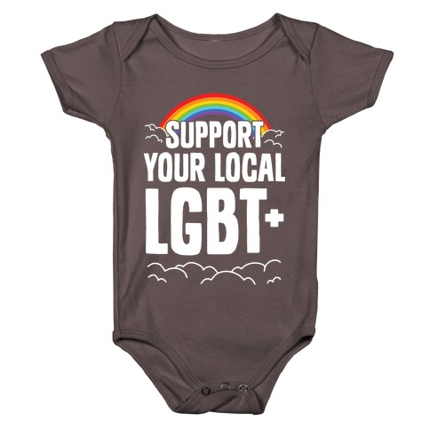 Support Your Local LGBT+ Baby One-Piece