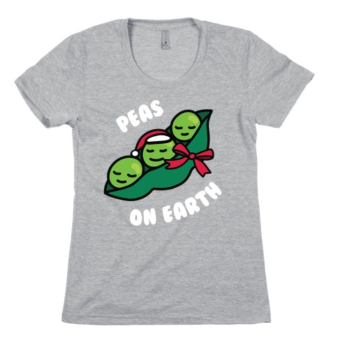 Peas on Earth Womens T-Shirt