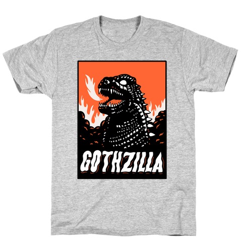 Gothzilla Goth Godzilla T-Shirt