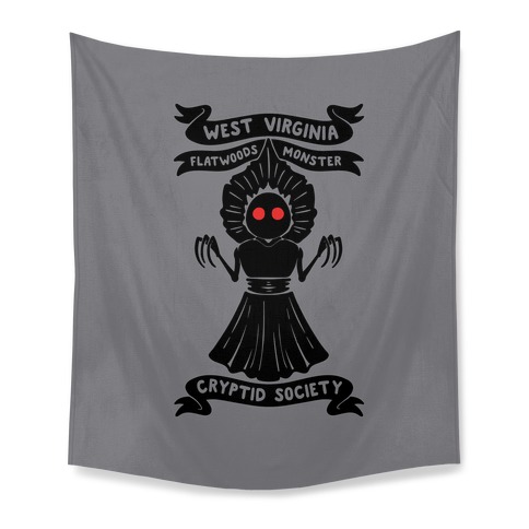 West Virginia Flatwoods Monster Cryptid Socitey Tapestry