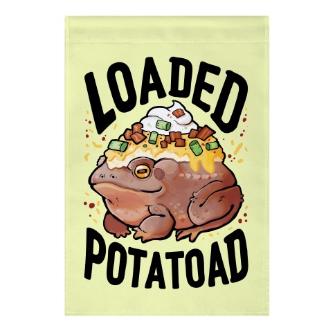 Loaded Potatoad Garden Flag