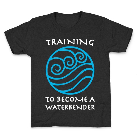 Training to Become A Waterbender Kids T-Shirt