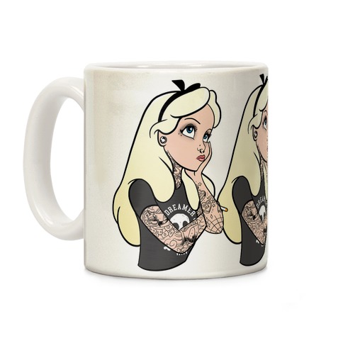 Punk Alice Parody Coffee Mug