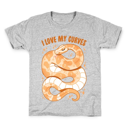 I Love My Curves Kids T-Shirt