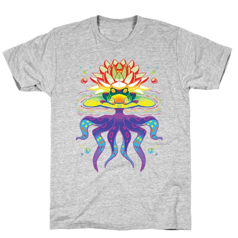 Psychedelic Lily Frog T-Shirt