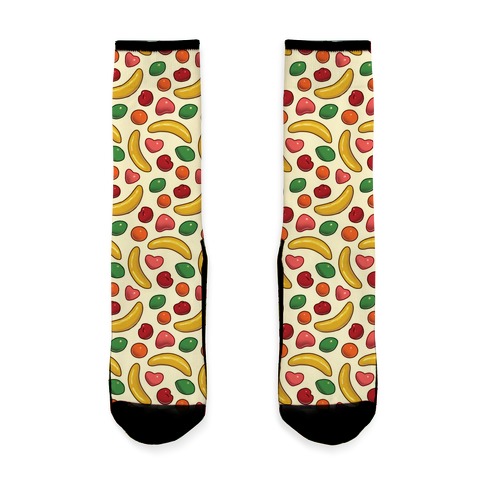 90's Fruit Candy Pattern Sock