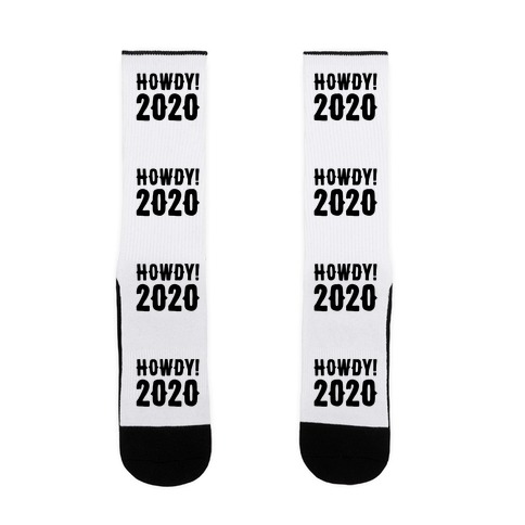 Howdy 2020 Sock