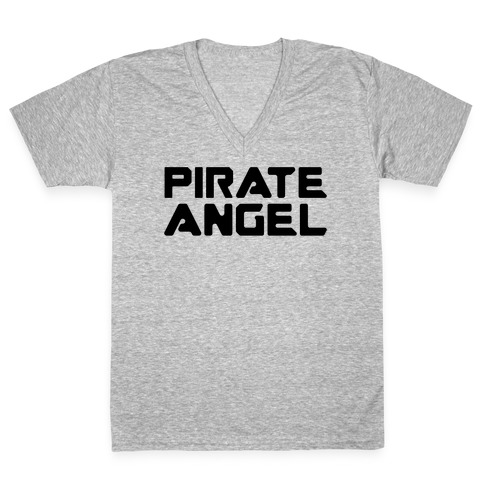 Pirate Angel Parody V-Neck Tee Shirt