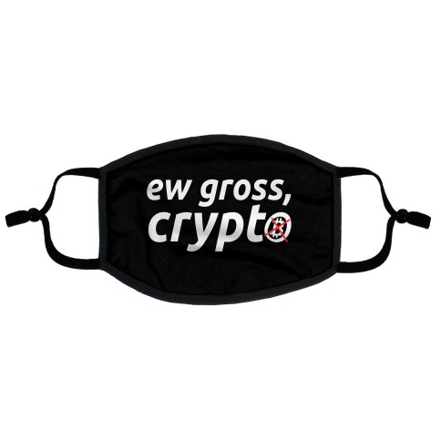 Ew Gross, Crypto Flat Face Mask