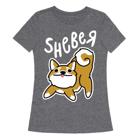 Sheber Derpy Shiba Womens T-Shirt