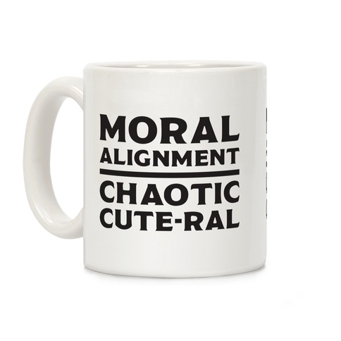 Moral Alignment Chaotic Cute-ral Coffee Mug