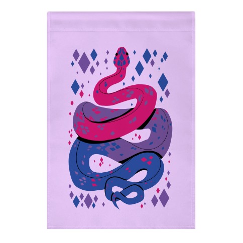 Pride Snakes: bi Garden Flag