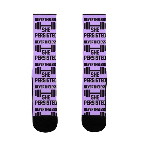 Nevertheless She Persisted (Fitness) Sock