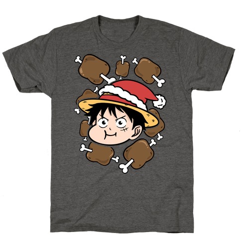 Luffy Holiday Feast Parody T-Shirt