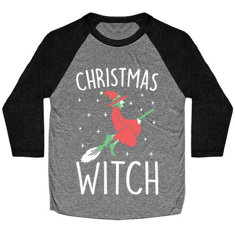 Christmas Witch Baseball Tee