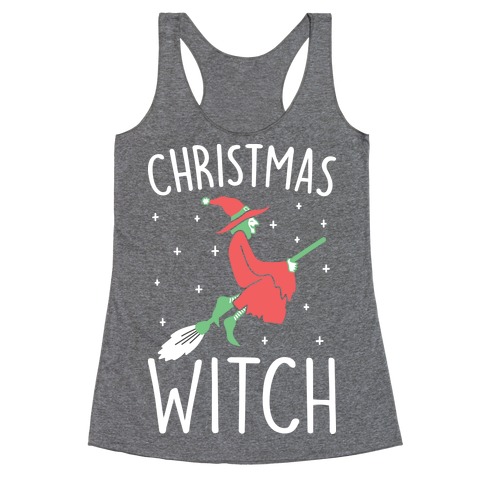 Christmas Witch Racerback Tank Top