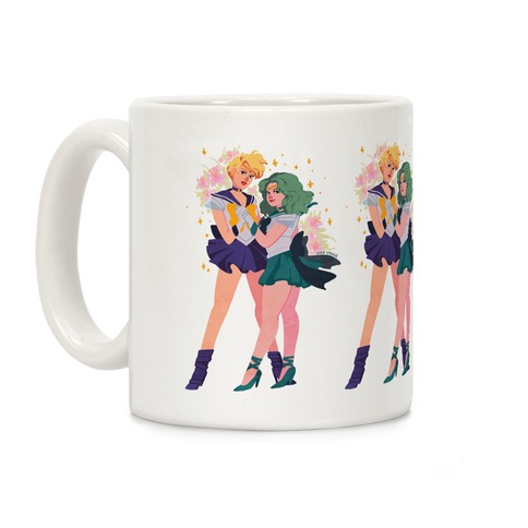 Sailor Neptune & Sailor Uranus Coffee Mug