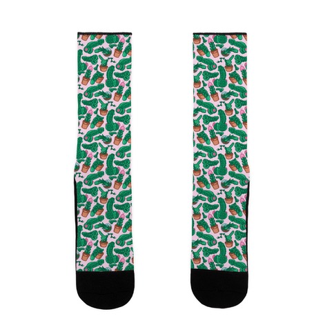 Penis Plants Pattern Sock
