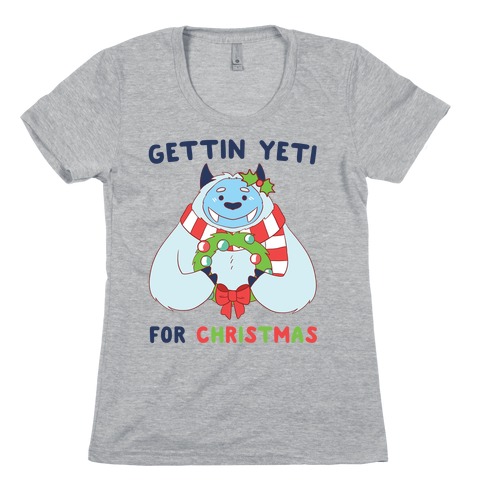 Gettin' Yeti for Christmas Garden Flag | LookHUMAN