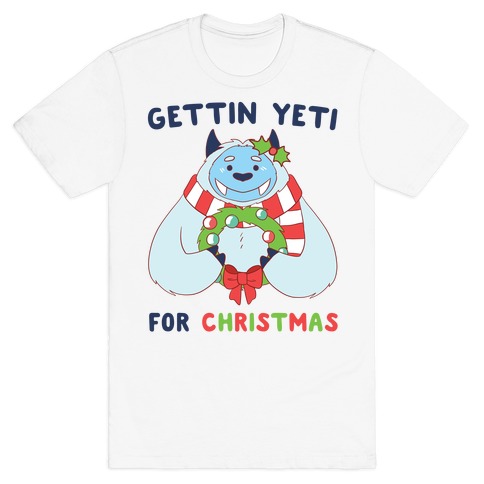 yeti christmas t shirt