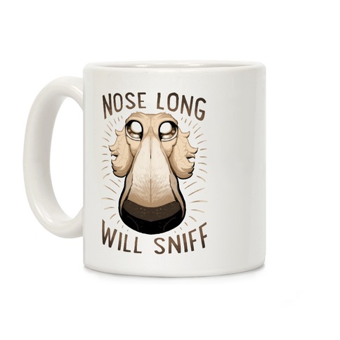 Nose Long, Will Sniff Coffee Mug