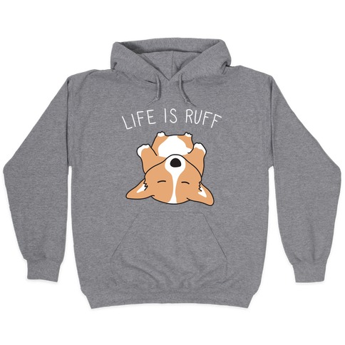 Cute Corgi Dog Breed Happy Puppy Animal Lover Hooded Sweater Pullover Hoodie