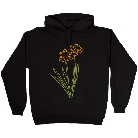 Simple Daffodils Hooded Sweatshirt