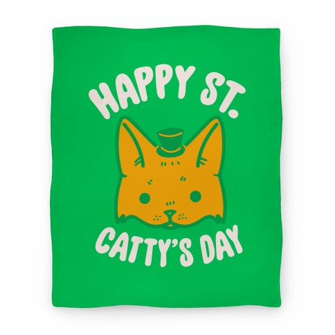 Happy St. Catty's Day Blanket