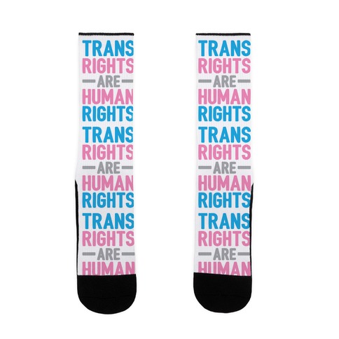 Trans Rights Are Human Rights Sock