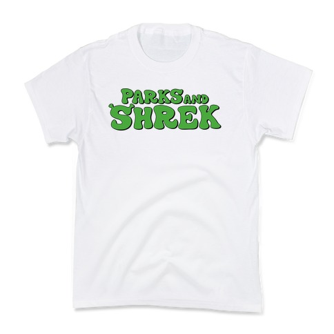 Parks and Shrek Parody Kids T-Shirt